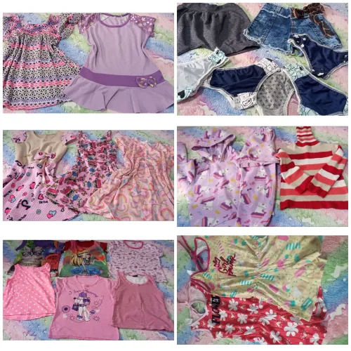 Lotinho de roupa infantil menina verão 