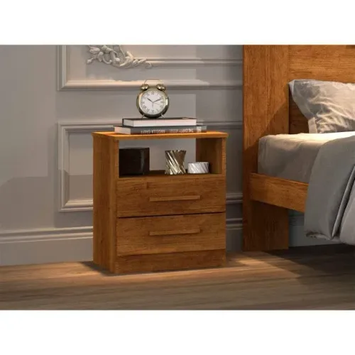 Mesa de Cabeceira Venus Marrom Frete Grátis - Até 12x S/ Juros 