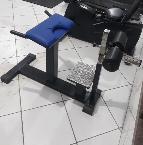 Máquina extensão lombar academia 