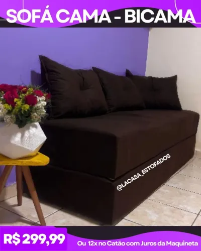 Bicama sofá - sofá cama sofanete novo lacrado 
