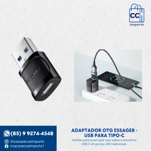 Adaptador OTG Essager - USB para Tipo-C 