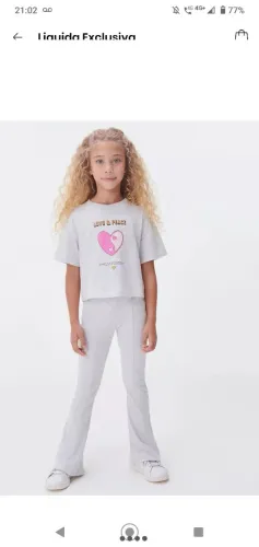 Blusa Mescla Cinza com Inscrições