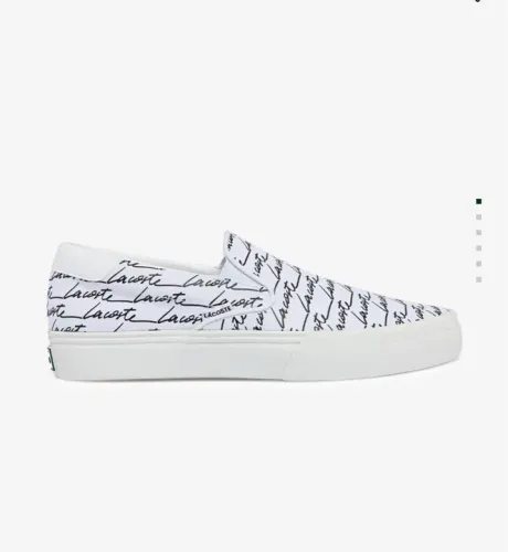 NOVO e ORIGINAL Tênis Lacoste Slip-On Branco