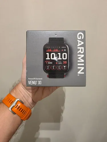 Relogio Garmin Venu X1 47mm black novo