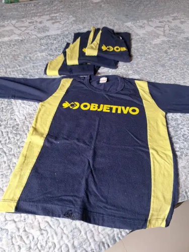 Doação Camiseta Colégio Objetivo 