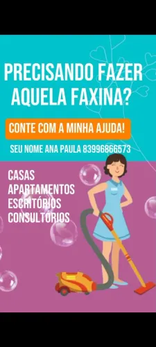 Precisando de sua casa limpa só chamar