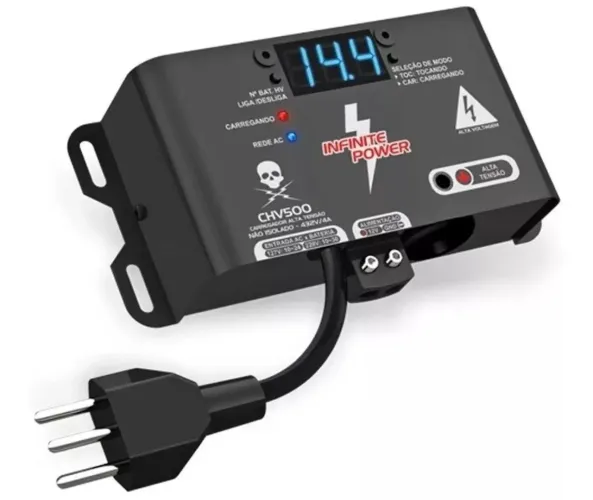 Chv500 Stetsom fonte carregador bateria 