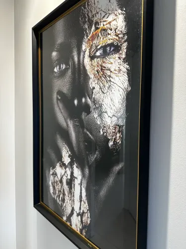 Quadro decorativo mulher negra 