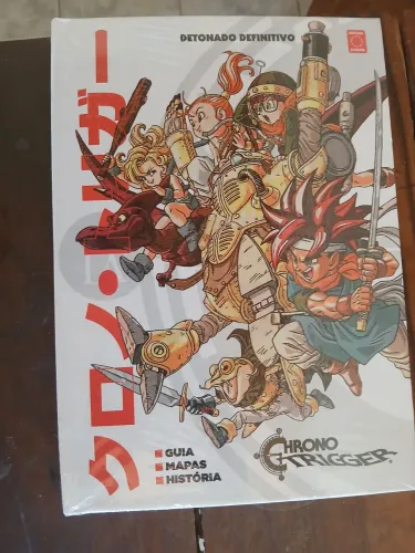 Livro Chrono trigger, capa dura,Detonado definitivo