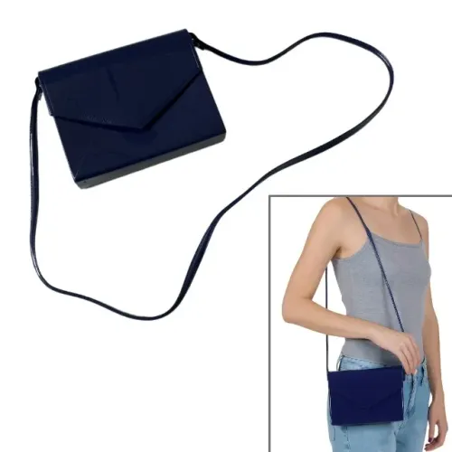 Bolsa Petite Jolie Original Flap Tiracolo Transversal Azul Marinho