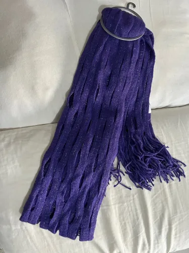 Cachecol roxo 