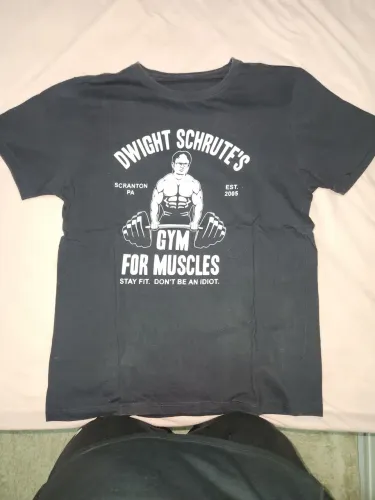 Camiseta Dwight Schrute's Gym For Muscles