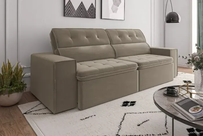 sofa retratil jupter entrega imediata