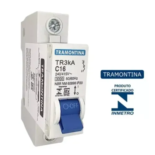 Disjuntor Tramontina Unipolar 25a 3ka
