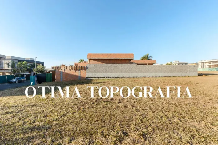 Lote / terreno quase plano à venda em condomínio fechado Tamboré Jaguaríuna, em Jaguariúna