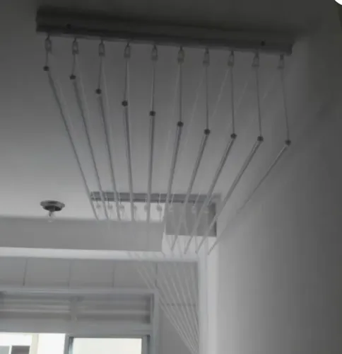 Varal Individual De Teto 120cm Com 10 Varetas