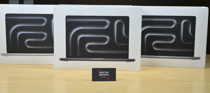 MACBOOK PRO (CHIP M4 PRO) 24 DE RAM 512 SSD 14POL NOVOS (LOJA FÍSICA) 