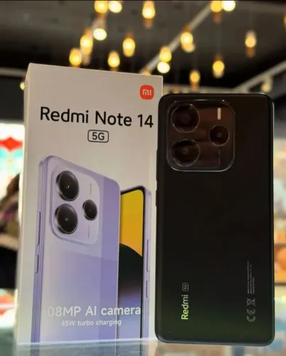 Redmi Note 14 5G NFC 256GB/08GB Lacrado Global Entrega Gratis+ Capa Pelicula Fone