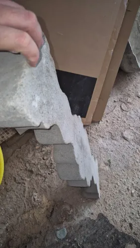 Pilares de Concreto novos para varanda medidas 70cm altura x 18cm largura