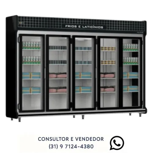 Auto Serviço Refrigerador 5 Portas Polo Frio 220v