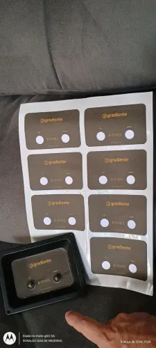 Gradiente master 100 Adesivos para Caixa de Som Gradiente