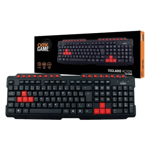 Teclado Semi Mecânico OEX Action TC200