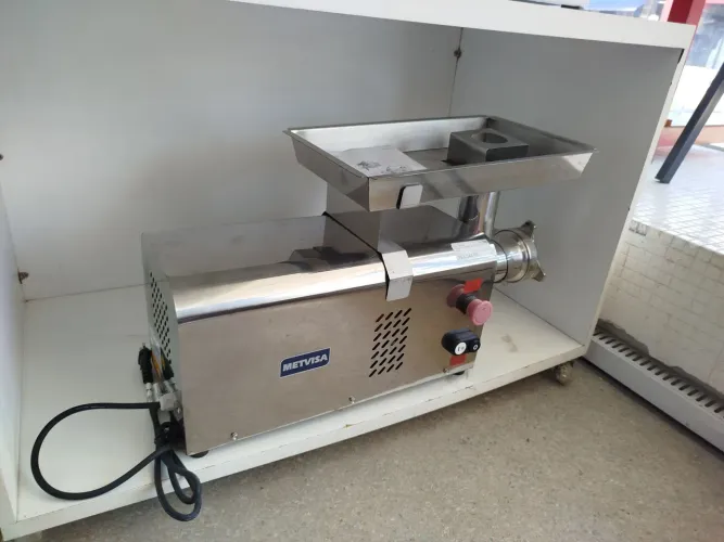 Picador Carne Boca 22 Inox 1CV Metvisa