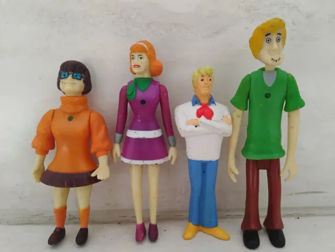 Bonecos Scooby Doo - 4 personagens
