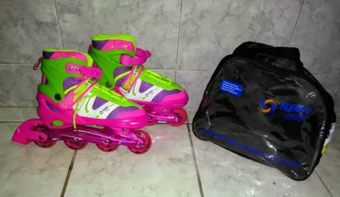 Patins Adulto Spin Roller (PARA VENDER RÁPIDO)- Tamanho Ajustável | Usado 2x, Como Novo!