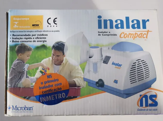 Inalador Nebulizador Com Ar Compressor INALAR