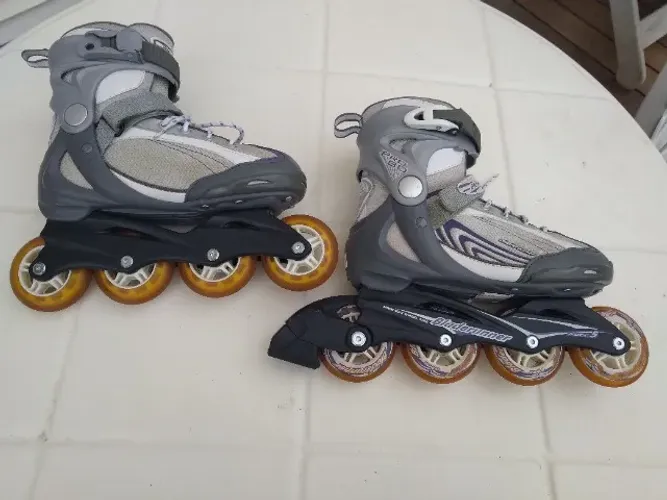 Patins In Line Rollerblade Bladerunner Pro 80 Abec 5 Tamanho 34 (22cm) 