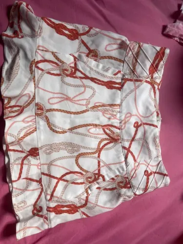 Saia branca estampada ANIMALE
