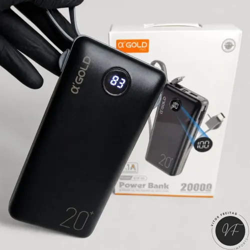 Powerbank 20.000mAh | Entrega Grátis em VCA