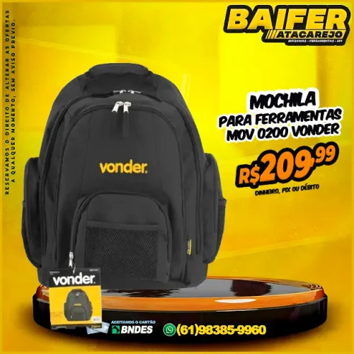Mochila Para Ferramentas Mov 0200 Vonder