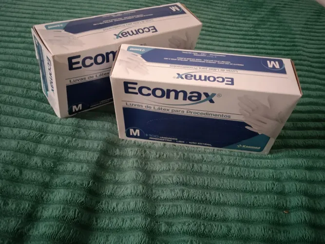 Luvas látex , Tam: M ambidestra