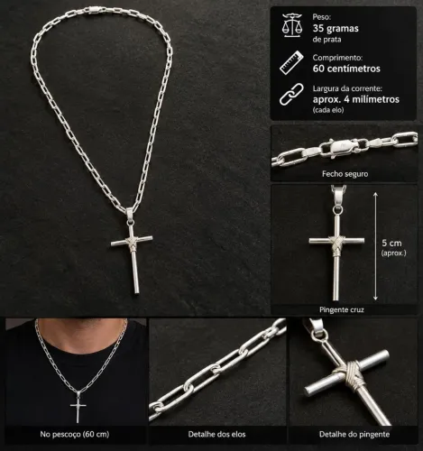 Cordão de prata
