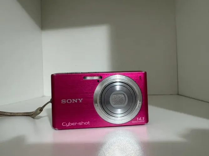 Câmera Sony Cybershot Dsc-w610 14.1 Mp Cor Rosa-chiclete