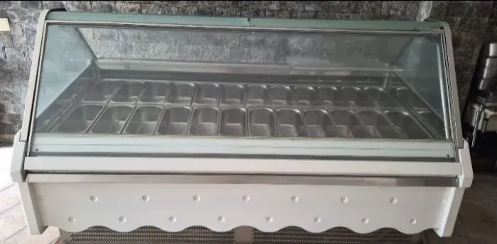 Expositora orion para sorveteria e gelateria vitrine