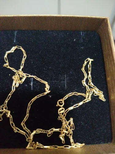 Corrente ouro 18, 65 centímetros, 2.5g
