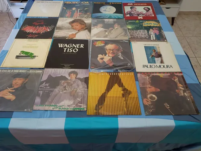 34 discos de vinil jazz, instrumental brasileiros e estrangeiros