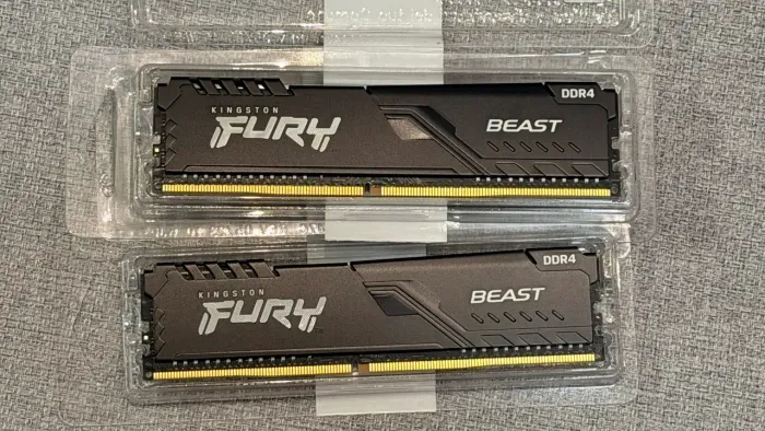 Kit 2x Memória RAM Kingston Fury Beast 8gb 3200 MHz DDR4