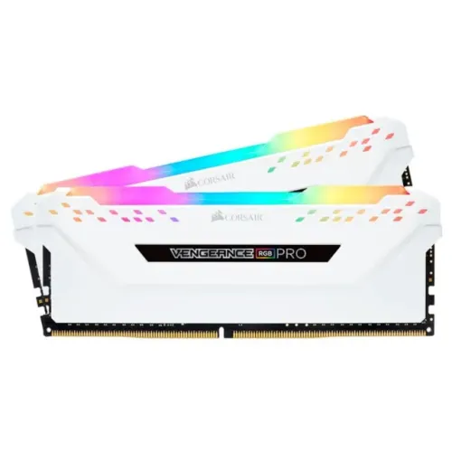 Memoria Corsair Vengeance RGB PRO 16GB (2x8) DDR4 3200Mhz C16 Branco, CMW16GX4M2C3200C16W