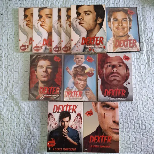 Dexter em DVD - 1, 2, 3, 4, 5, 6 e 7 temporada - 28 discos por 55 reais (ler descrição)