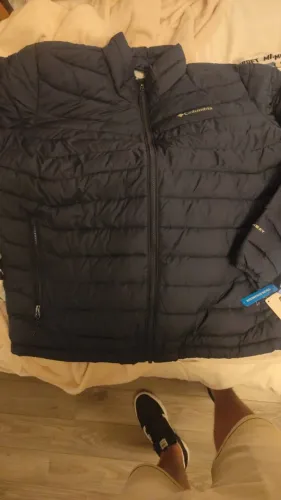 Jaqueta masculina Columbia nova tamanho G (azul)