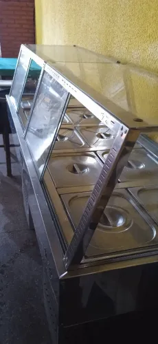 Buffet/estufa profissional grande Gelopar