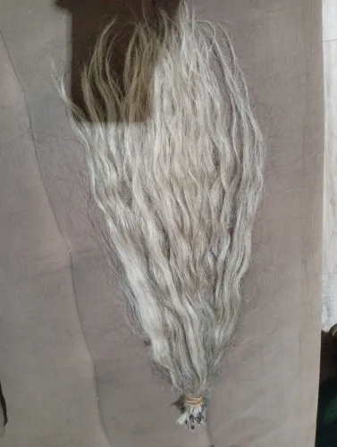 Cabelo humano loiro platinado