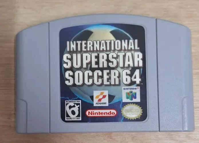 International SuperStar Soccer 64 Cartucho Original (Faço Olx Pay)