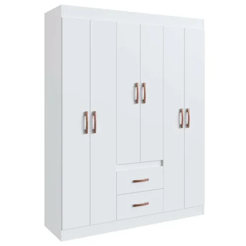 Guarda roupa solteiro 6 portas 2 gavetas entregamos em todo brasil *62 