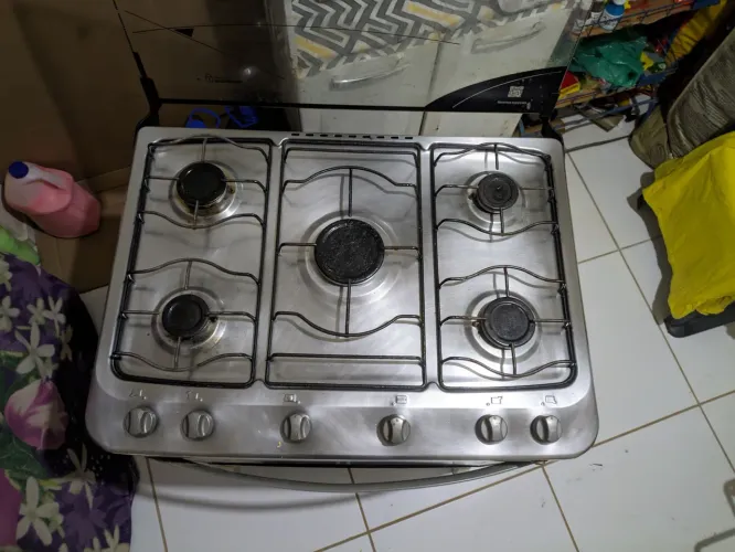 FOGÃO 5 BOCAS