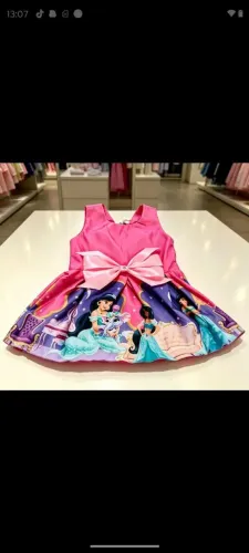 Vestido infantil princesa veste a partir de 1 ano novo.